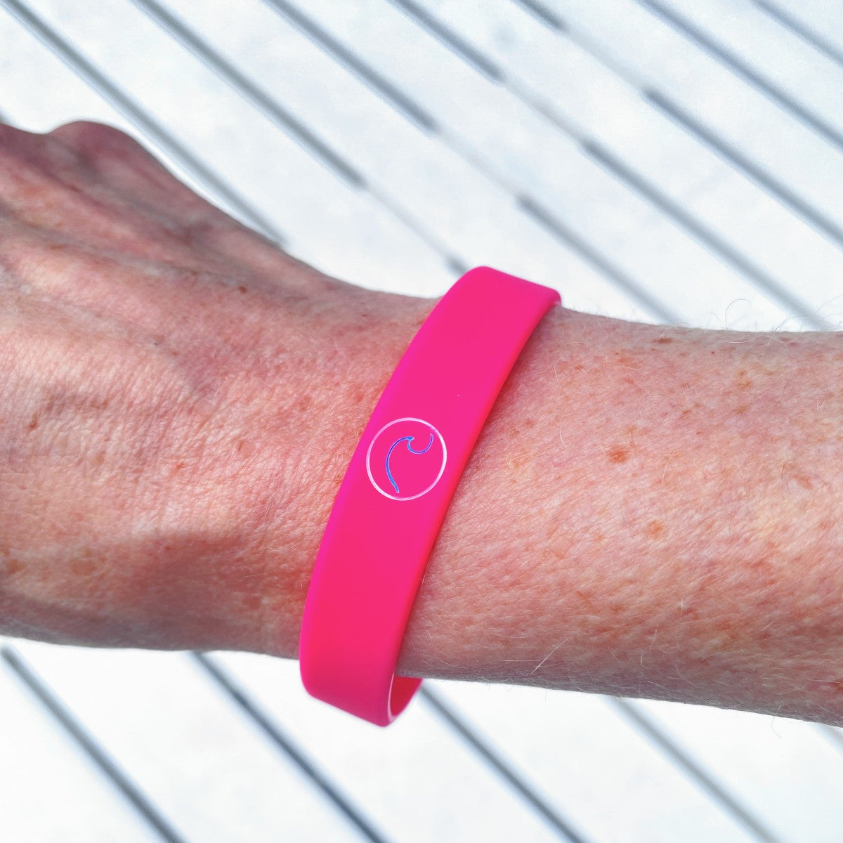 Zeezande Armbändchen aus Silikone für Damen und Herren in Pink