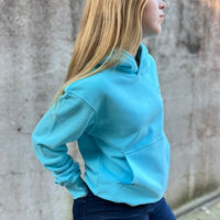 Zeezande® Basic Hoodie "Ocean Vibes" in himmelblau