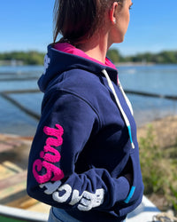 Zeezande® Sweatjacke "BEACH GIRL" in navy blau