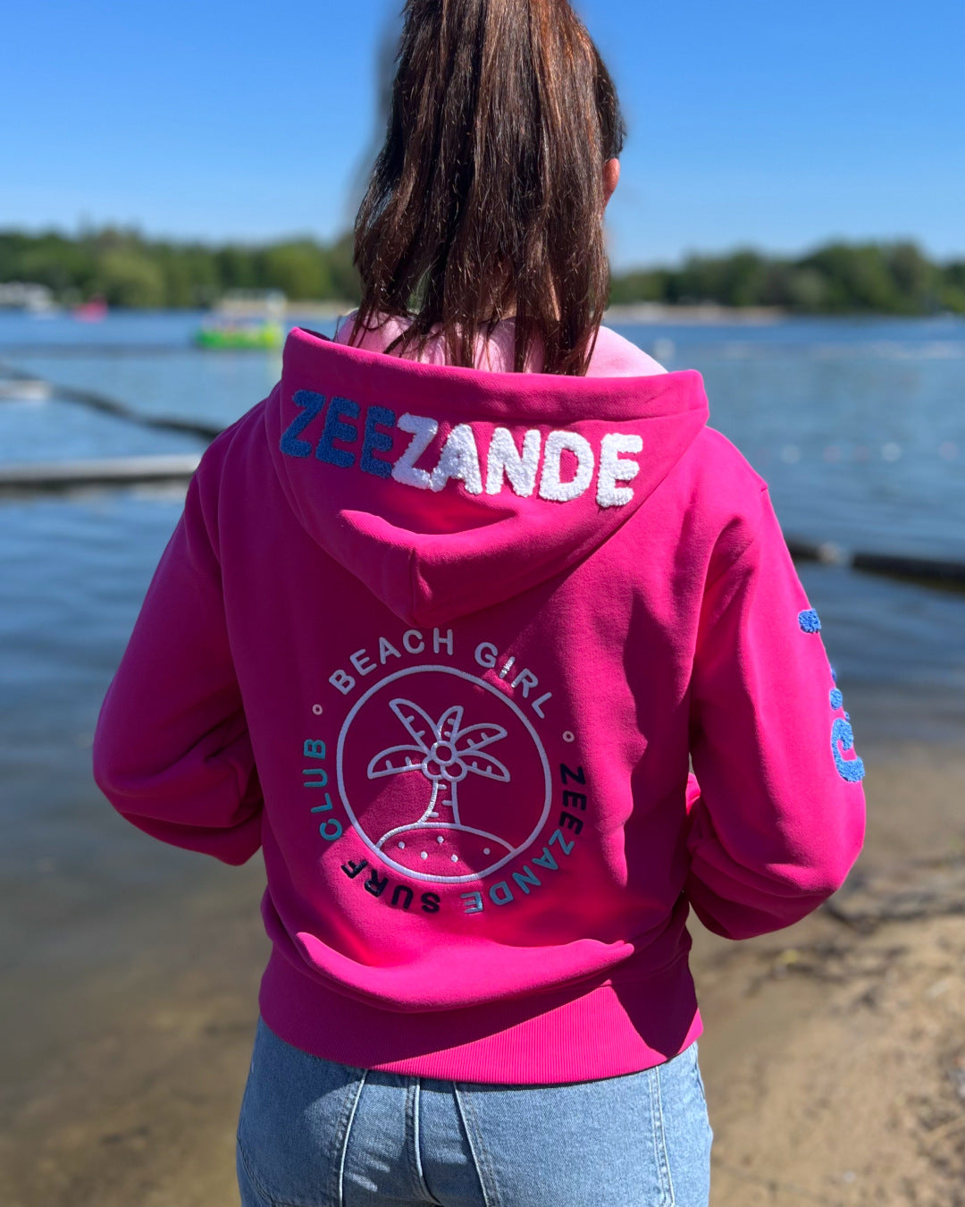 Zeezande® Sweatjacke "BEACH GIRL" in pink