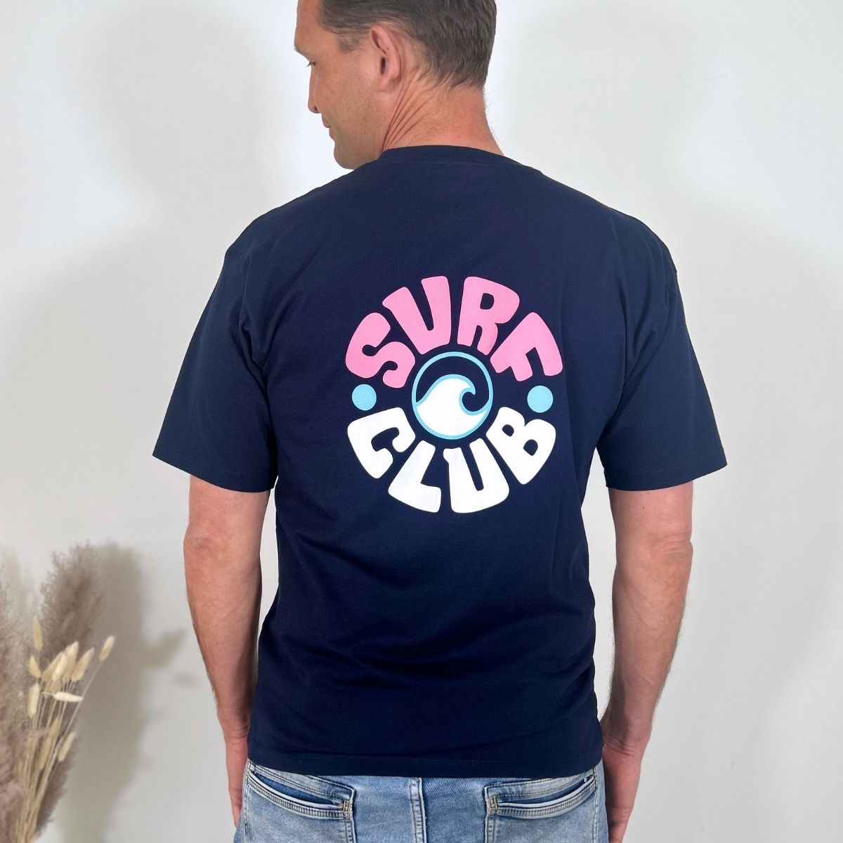 Zeezande® T-Shirt für Herren "Surf Club" in Navy