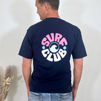 Zeezande® T-Shirt für Herren "Surf Club" in Navy
