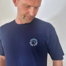 Zeezande® T-Shirt für Herren "Surf Club" in Navy