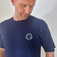 Zeezande® T-Shirt für Herren "Surf Club" in Navy