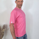 Zeezande® T-Shirt für Herren "Surf Club" in Pink