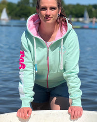 Zeezande® Sweatjacke "BEACH GIRL" in mint