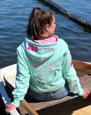 Zeezande® Sweatjacke "BEACH GIRL" in mint