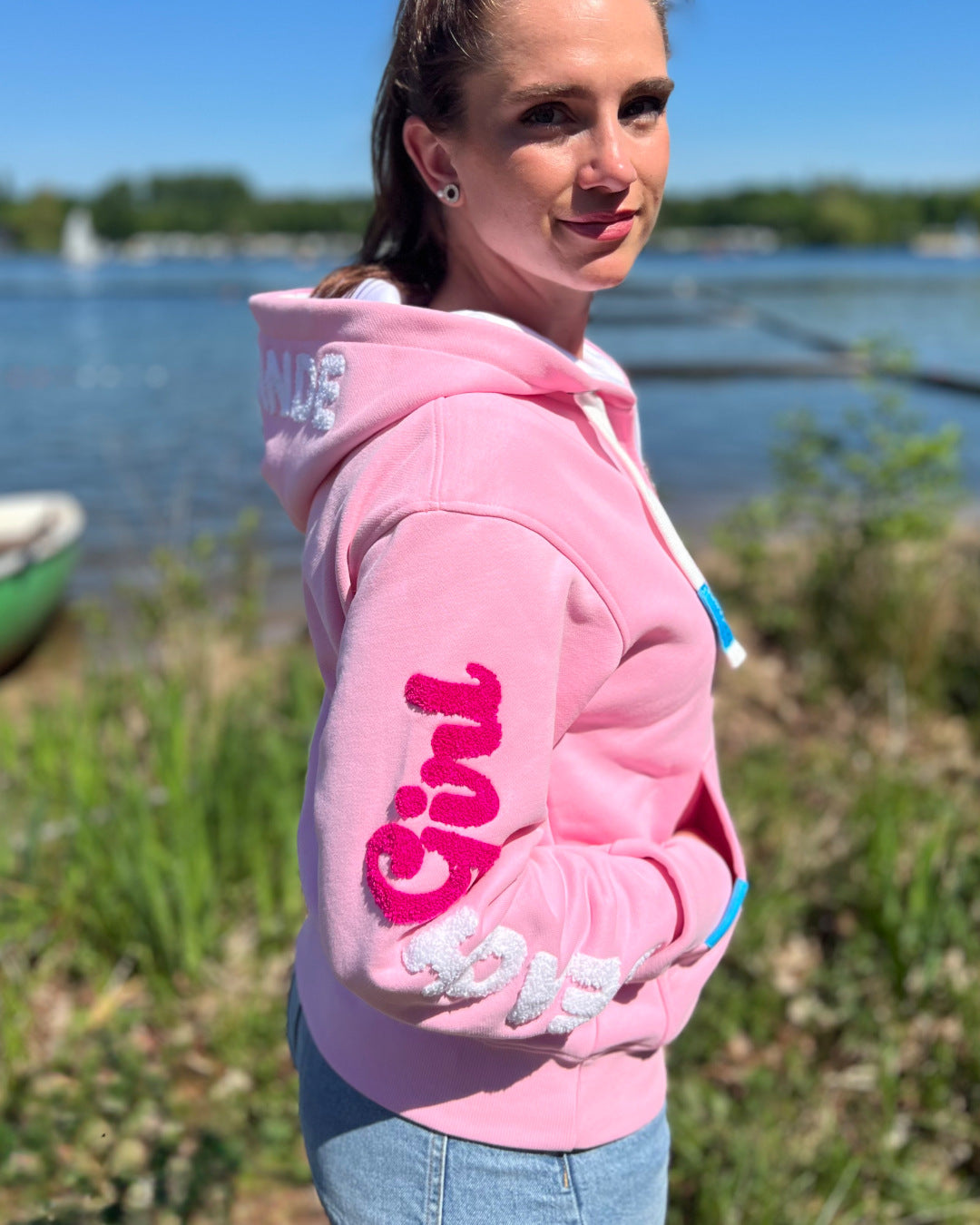 Zeezande® Sweatjacke "BEACH GIRL" in rosa